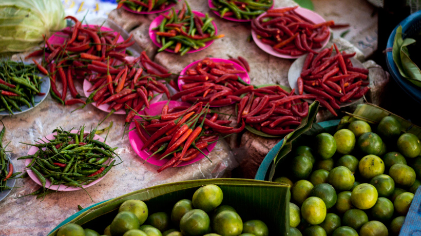 Peppers at Farmers Market in Anne Arundel County