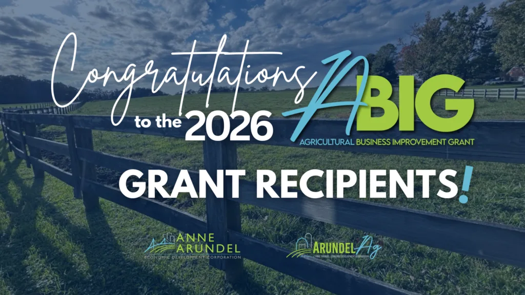 Anne Arundel Economic Development Corporation, MARBIDCO Award More than $53,500 to Farm-Based Businesses & Commercial Watermen