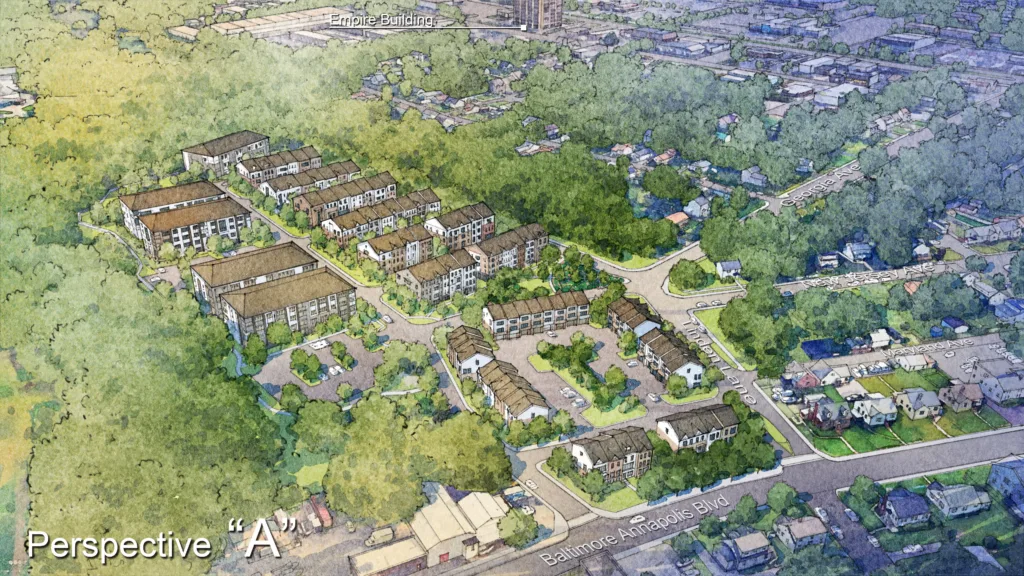 409 Baltimore-Annapolis Boulevard Redevelopment Perspective A